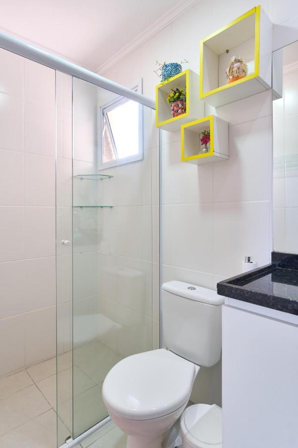 2 Quartos Com Ar, Piscina, Sacada Gourmet A 1 Km Da Grande Apartamento *